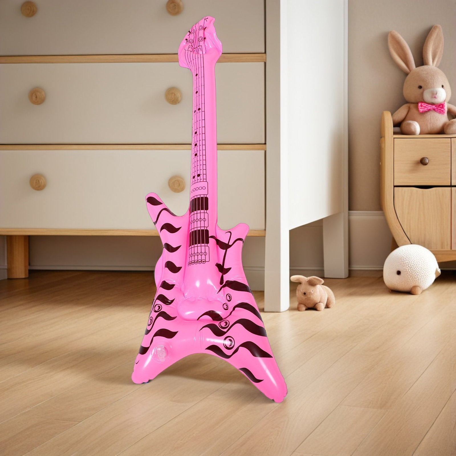 Musical Instrument Blow - Надувная ретро-гитара в стиле рок-н-ролл 80-х