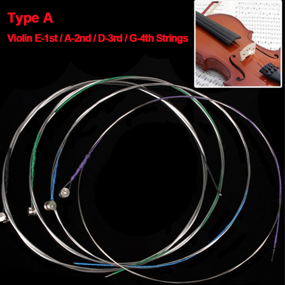 Violin Musical Instrument - 4 шт./компл. струны для скрипки E-A-D-G