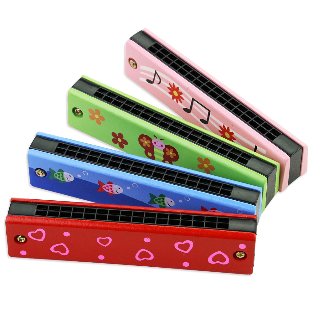 Musical Instrument Blow - Детская губная гармошка, деревянная игрушка-музыкальный инструмент