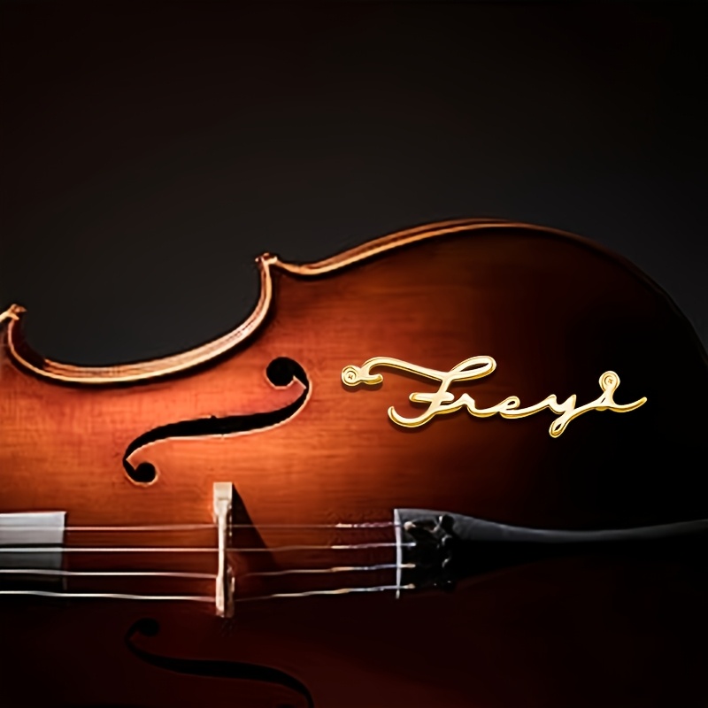 Musical Instrument And Name - Декоративные таблички с именами на заказ,