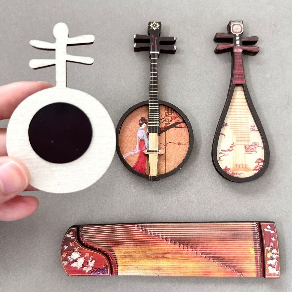 Набор из 4 магнитов на холодил – обзор и цена Musical Instrument Ancient