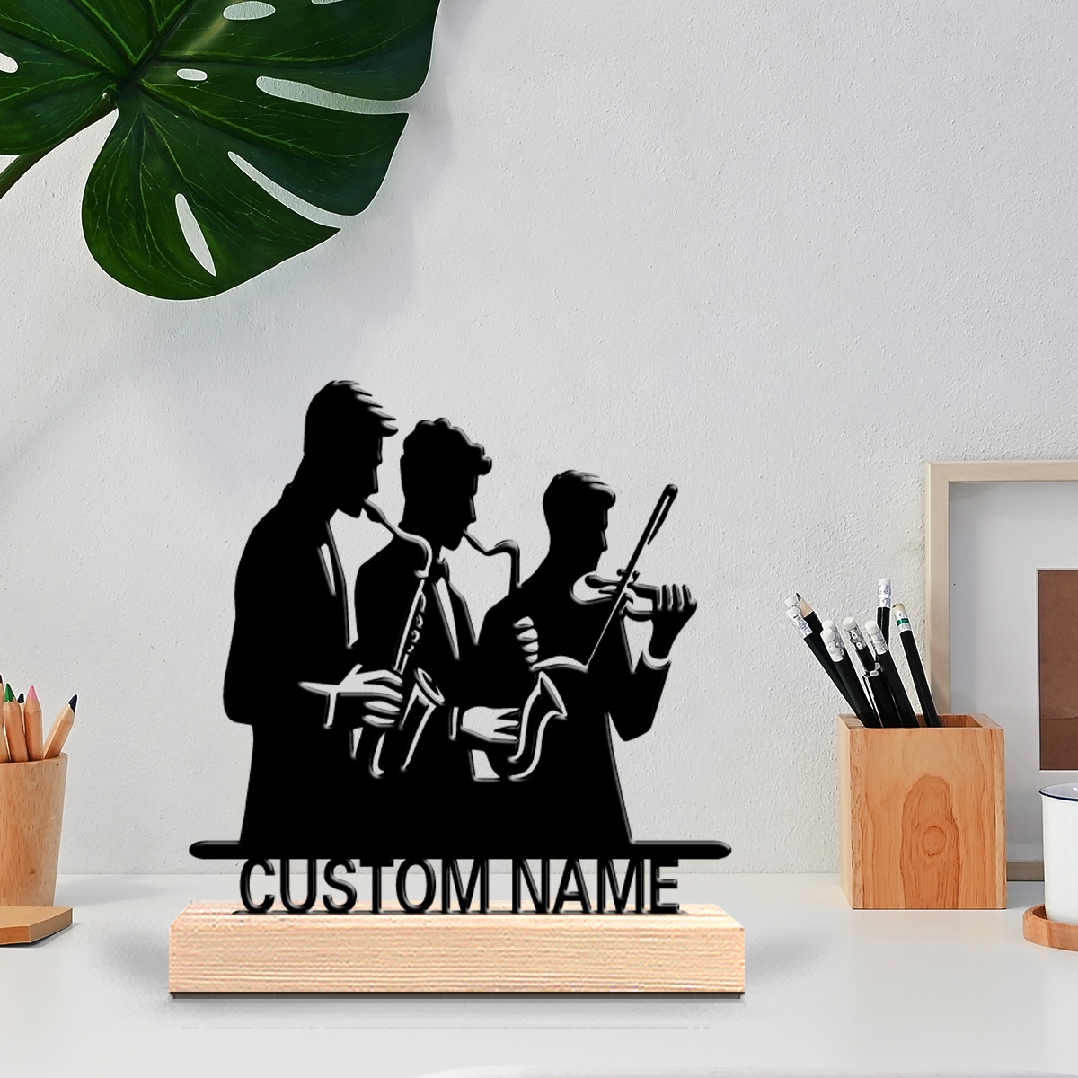 1 шт. Металлическая статуэтка  – обзор и цена Musical Instrument And Name