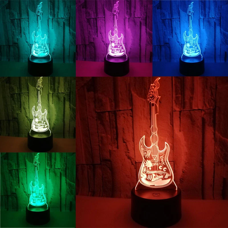 Ночсветильник с 3D иллюзией, с – обзор и цена Musical Instrument No Touch
