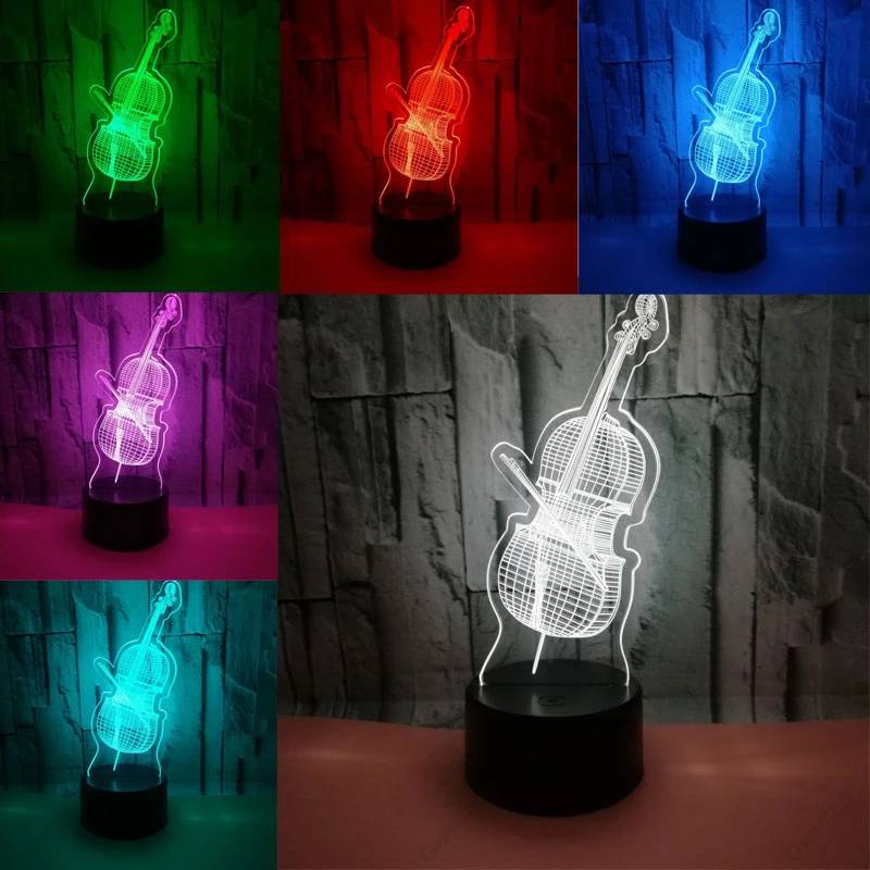 Ночсветильник с 3D иллюзией, с – обзор и цена Musical Instrument No Touch